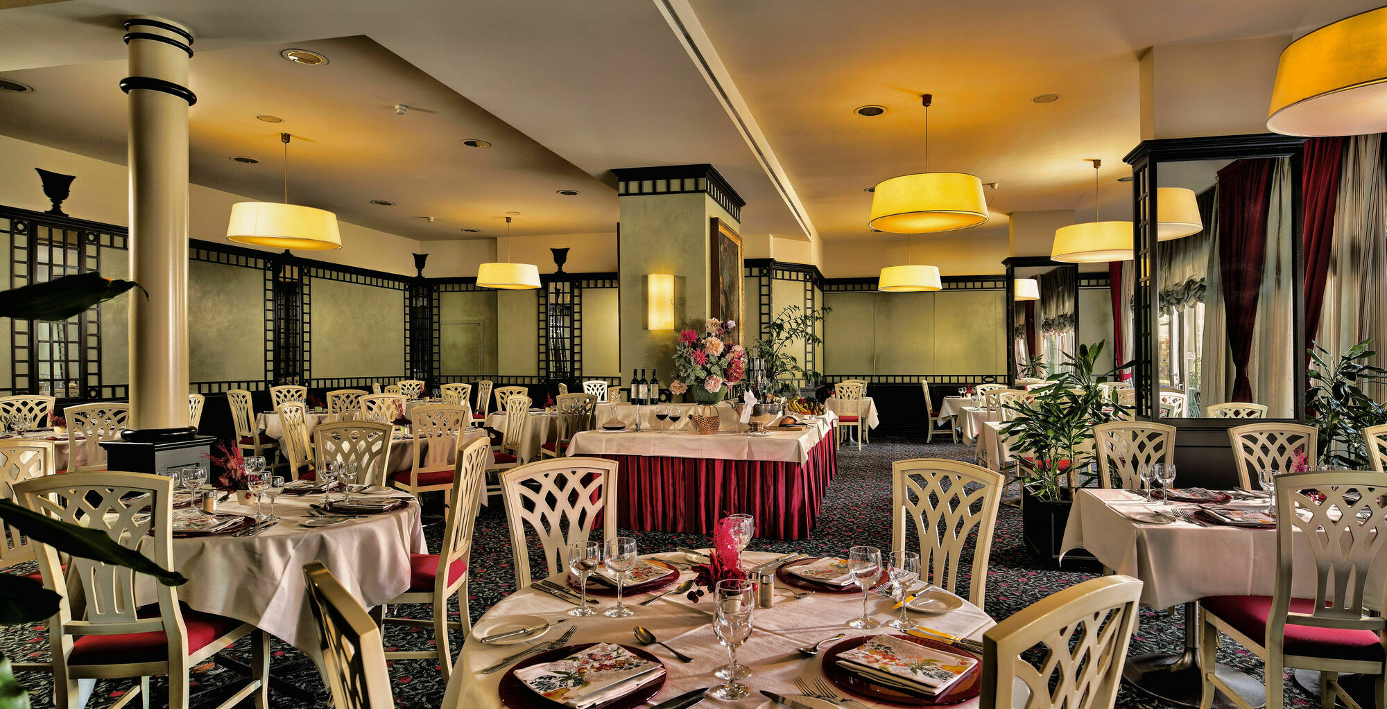 Hotel De La Paix Lugano Restaurant foto